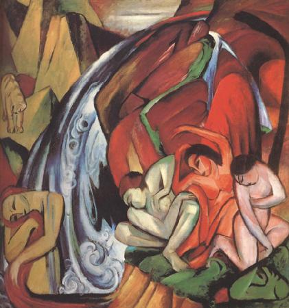 Franz Marc The Waterfall (mk34)